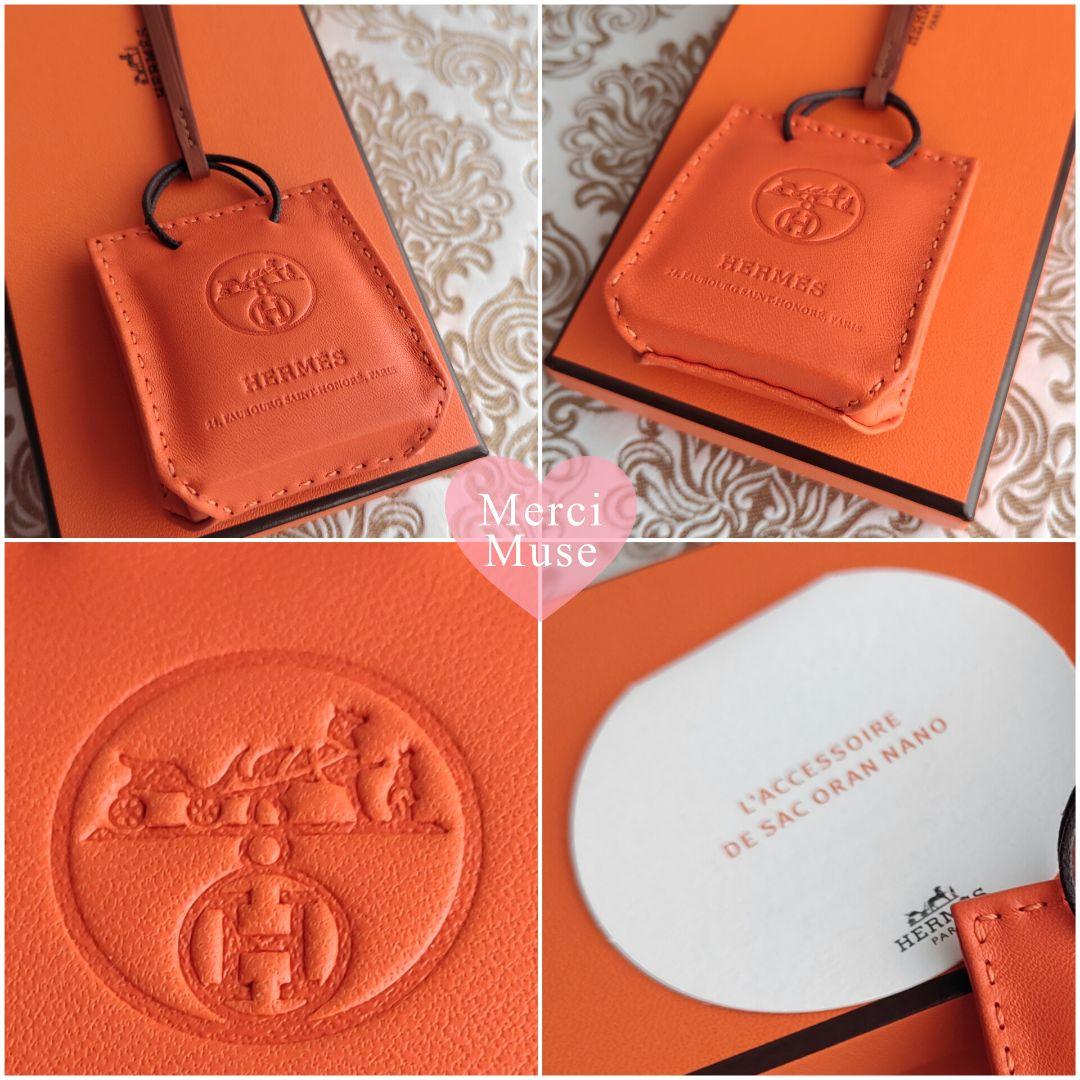 ❤未使用品❤サックオランジュ フー オレンジ バッグチャーム エルメス 箱付き