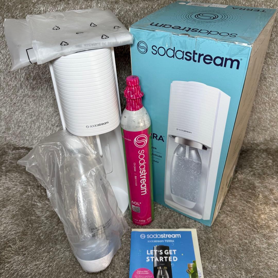 【新品未使用】sodastream TERRA 炭酸水メーカー ホワイト