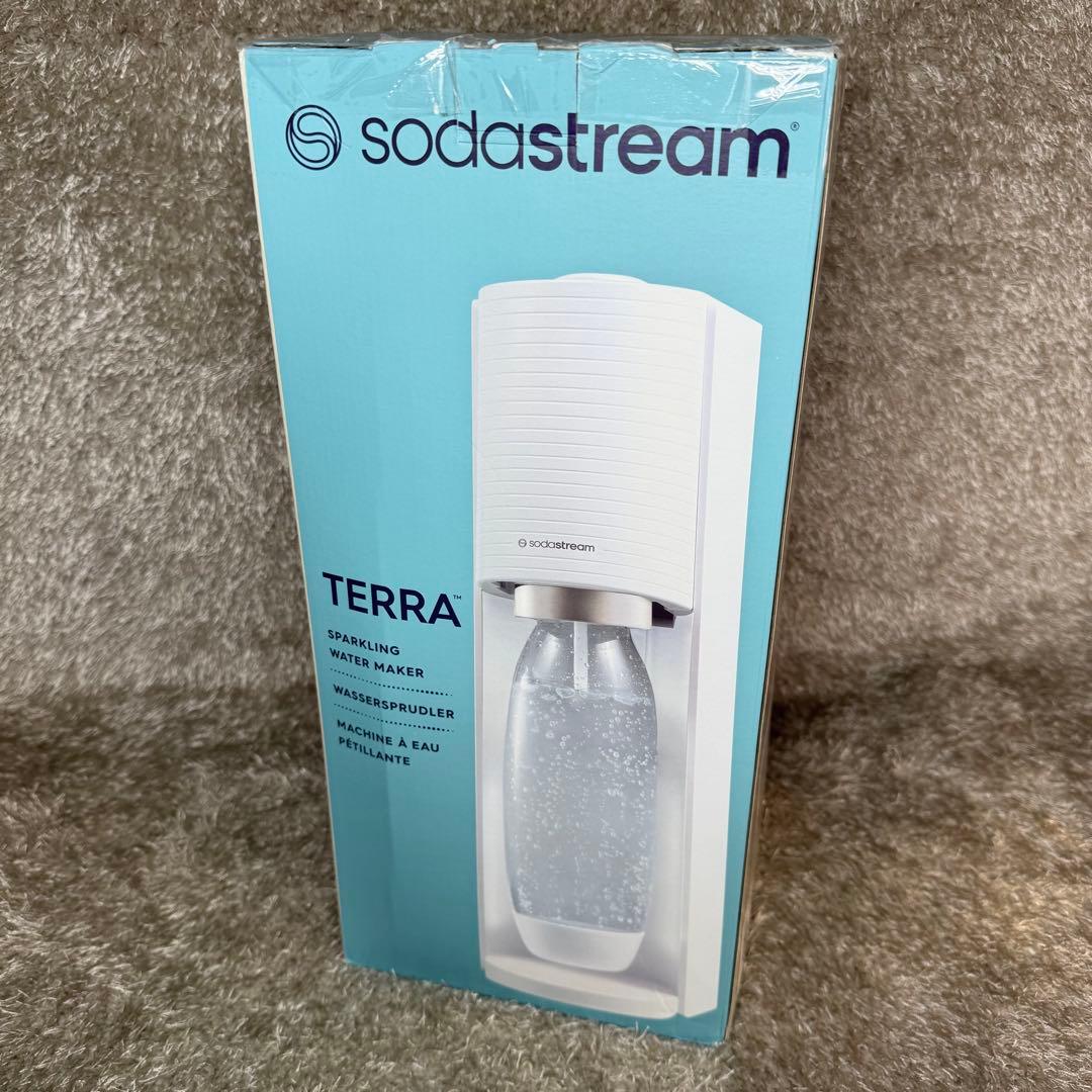 【新品未使用】sodastream TERRA 炭酸水メーカー ホワイト