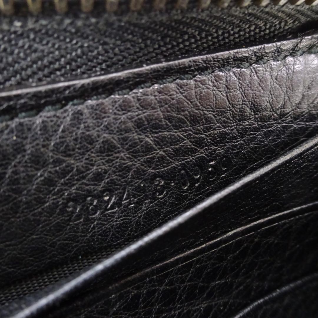 本物良品 ■グッチ■GG インターロッキング タッセル ラウンドファスナー長財布