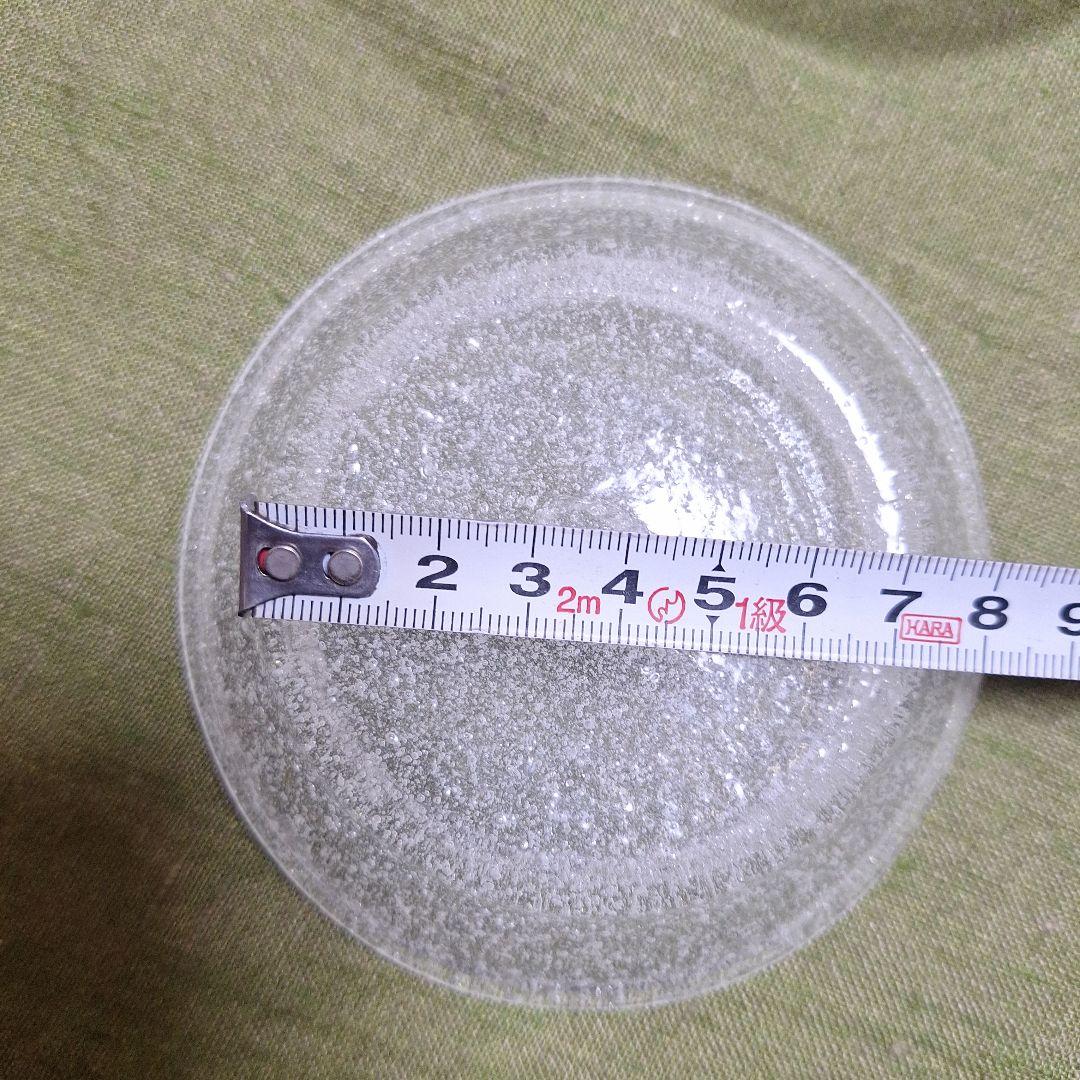 小皿 2枚 小谷眞三さん 倉敷ガラス　吹きガラス