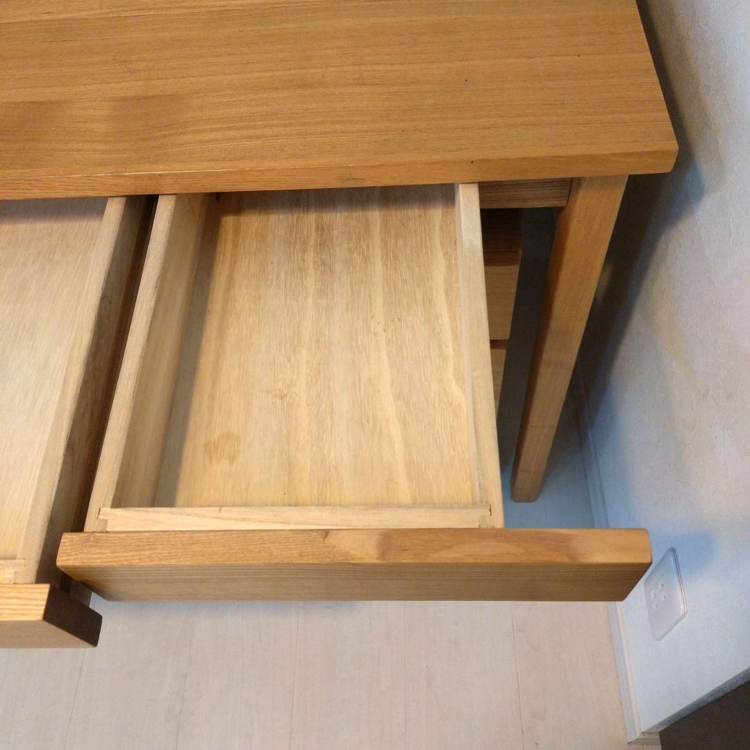 【YO RU  引き取り限定】無印良品 木製デスク キャビネットセット