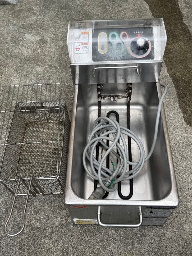 電気フライヤー ステンレス製 マルゼン 卓上フライヤー MEF-M8FT