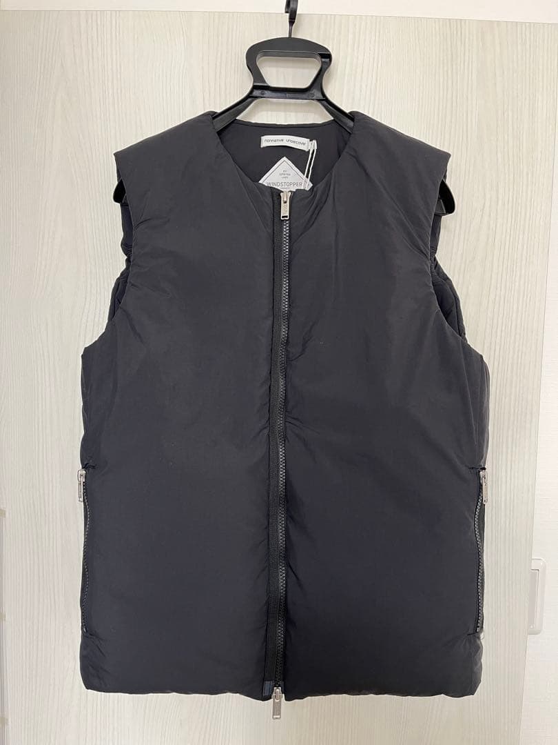 25AW MONK DOWN VEST OZISMブラック サイズM