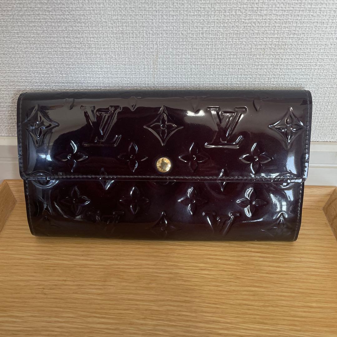 ルイ・ヴィトン　ヴェルニ長財布　パープル