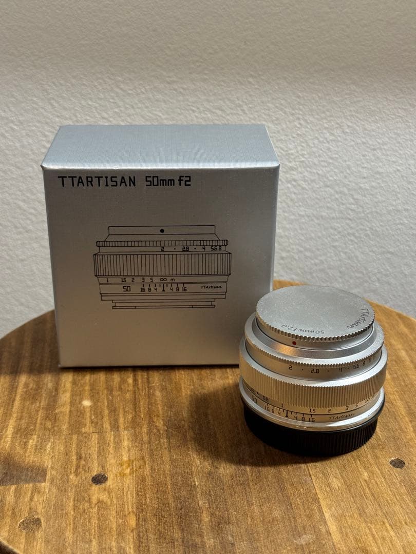 【Lマウント】TTArtisan 50mm単焦点 f2 シルバー