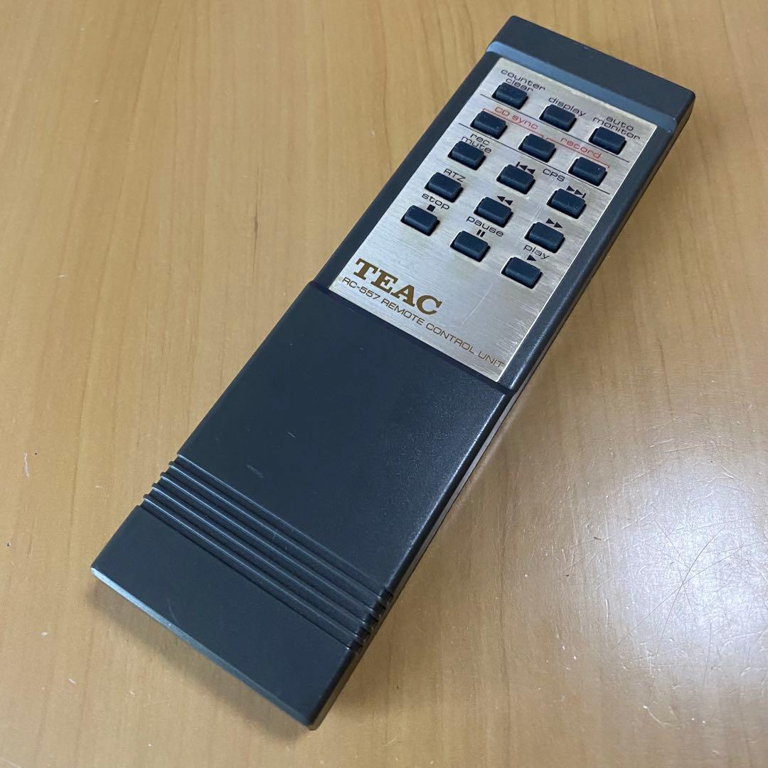 ティアック TEAC カセットデッキ純正リモコン RC-557