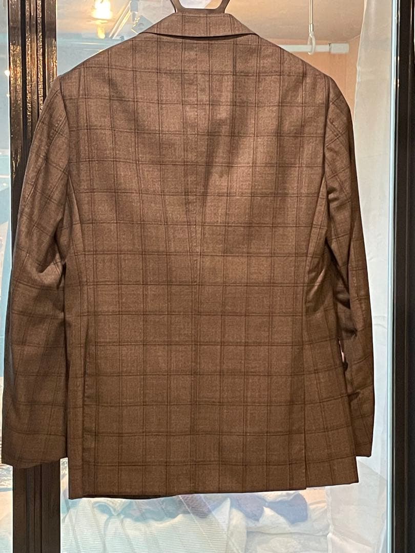 Beams Brilla チェック柄スーツ セット サイズ48