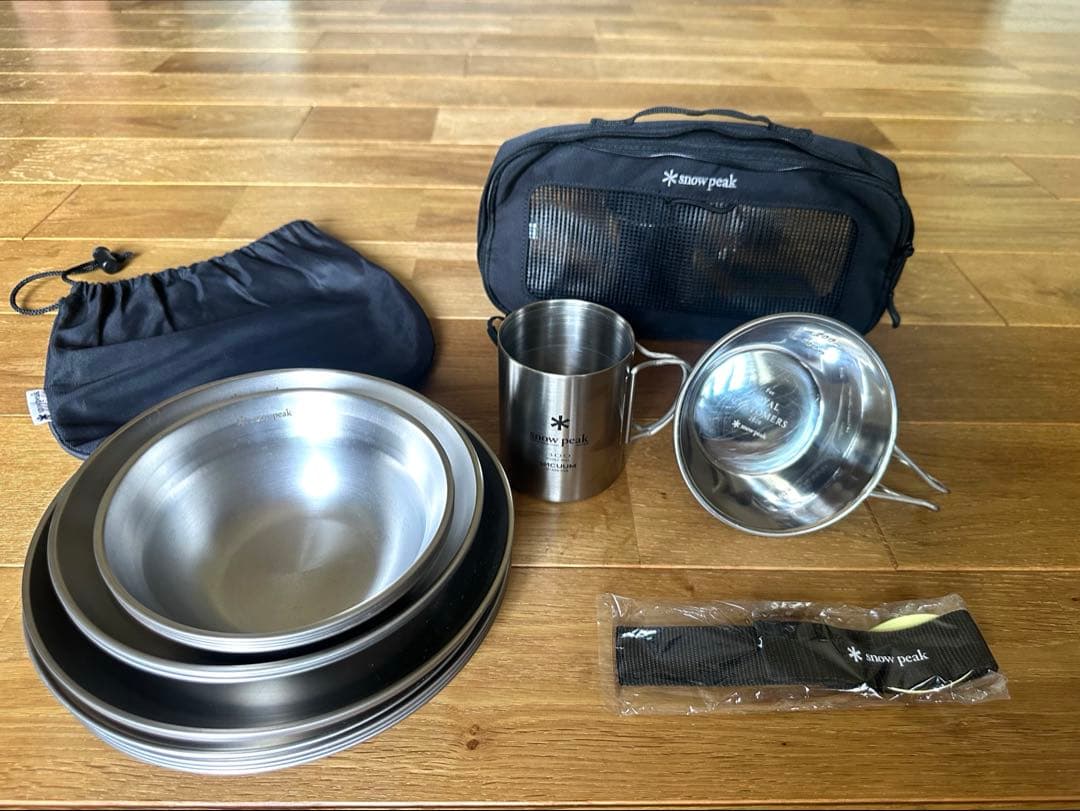 【美品】 peak ステンレス皿セット　おまけ付きお得セット