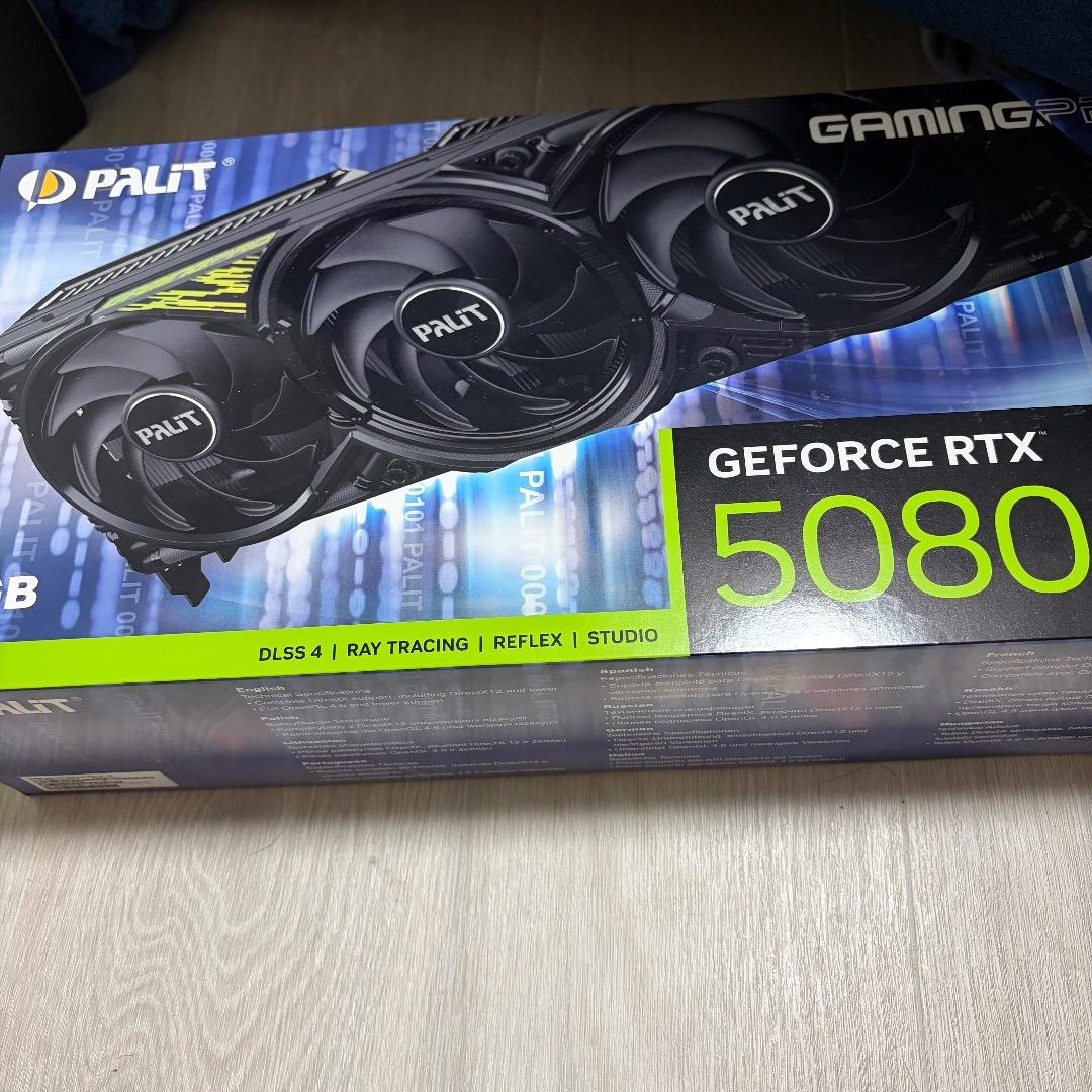 グラフィックボード・グラボ・ビデオカード PALIT GEFORCE RTX 5080 GAMINGPRO