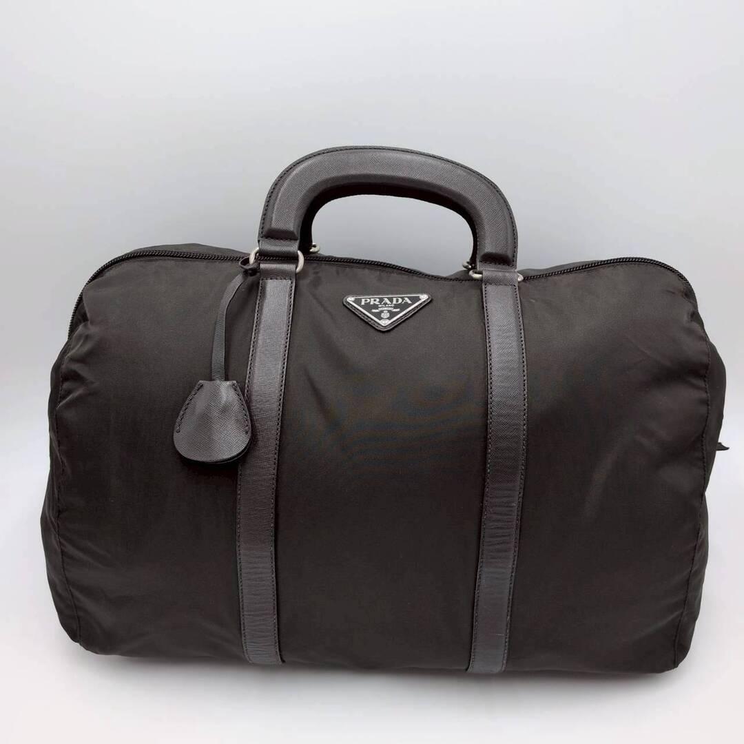 PRADA プラダ テスートナイロン レザー ボストンバッグ トラベルバック