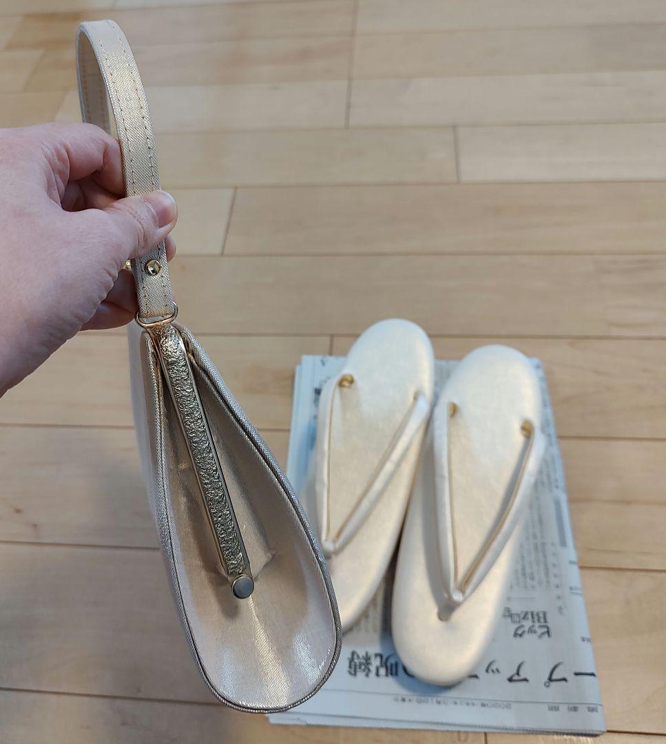 礼装　和装バッグ草履セット　和装バッグと草履セット　入学式　結婚式　七五三