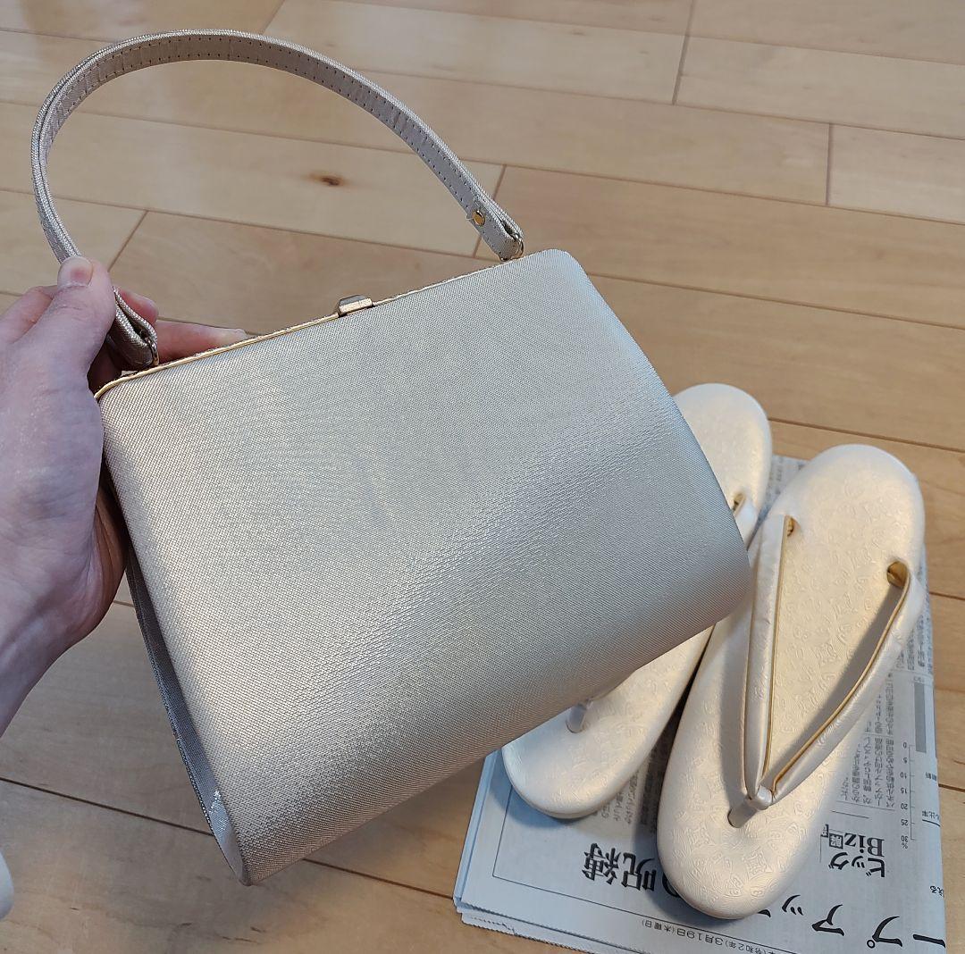 礼装　和装バッグ草履セット　和装バッグと草履セット　入学式　結婚式　七五三