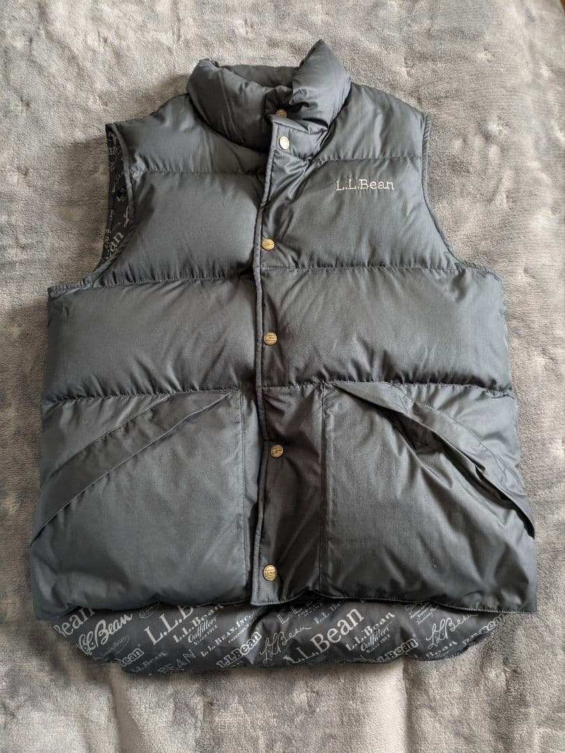 L.L.Bean ブラック ダウンベスト WM/MS