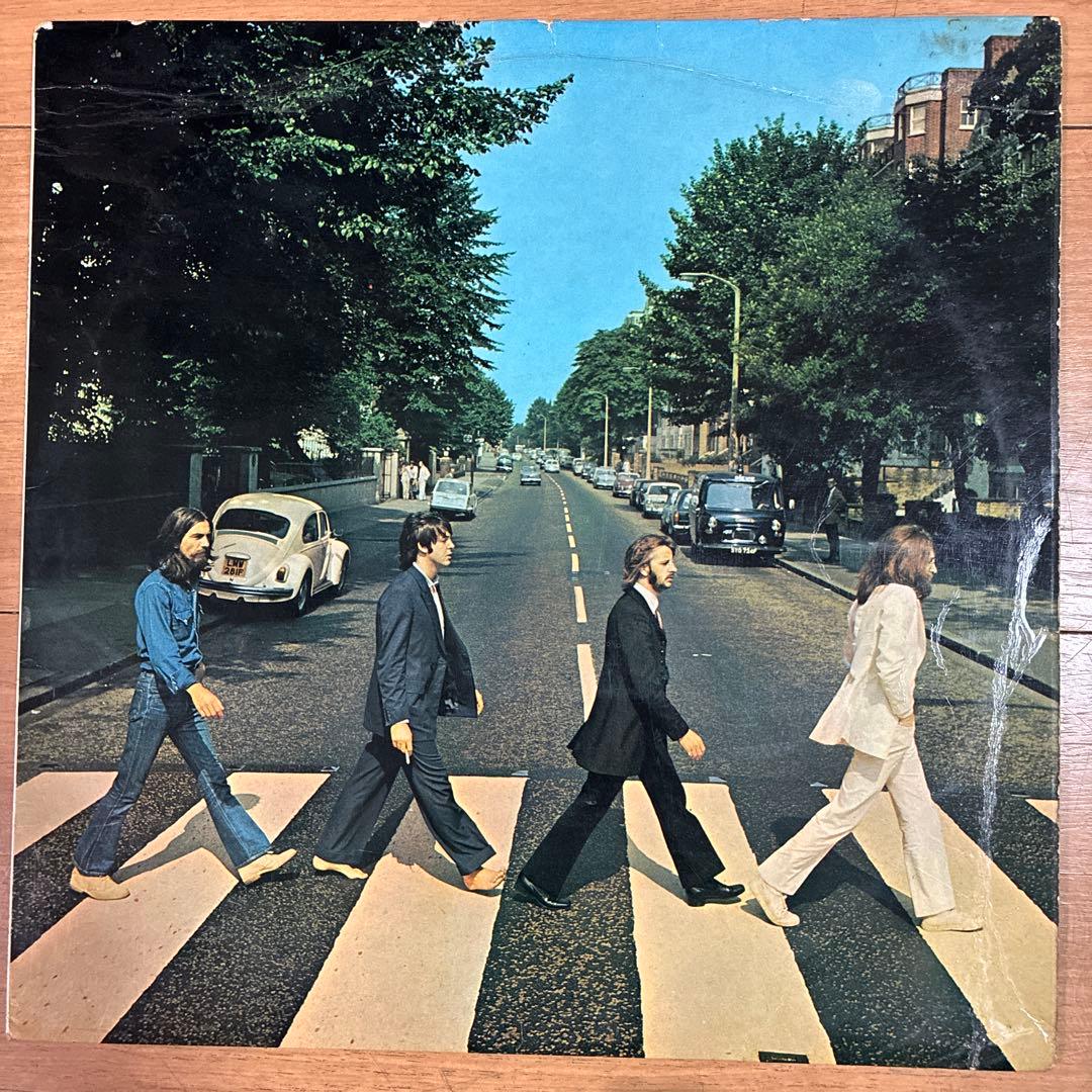 ビートルズ 名盤 レコード アビーロード UKオリジナル盤 レフトアップルジャケ