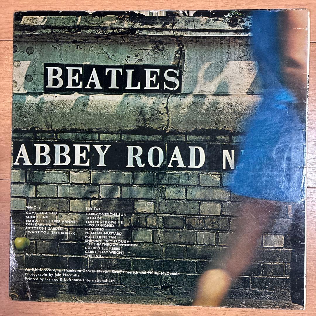 ビートルズ 名盤 レコード アビーロード UKオリジナル盤 レフトアップルジャケ
