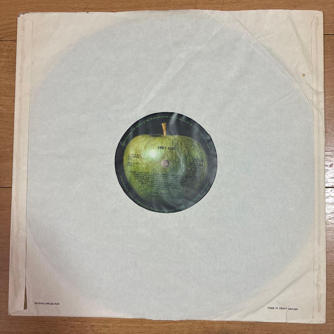 ビートルズ 名盤 レコード アビーロード UKオリジナル盤 レフトアップルジャケ