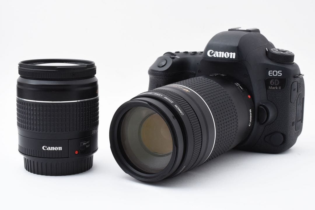 美品　一眼レフカメラCanon EOS 6D Mark II ダブルレンズセット
