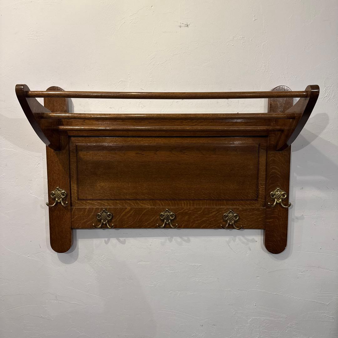 年末年始saleヴィンテージ　木製ウォールハンガー　壁掛け　ハンガーラック