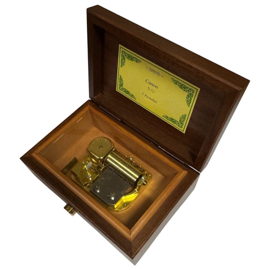 【新品】 30弁 オルゴール 『カノン』 スピカ OEO18 -WN 日本製