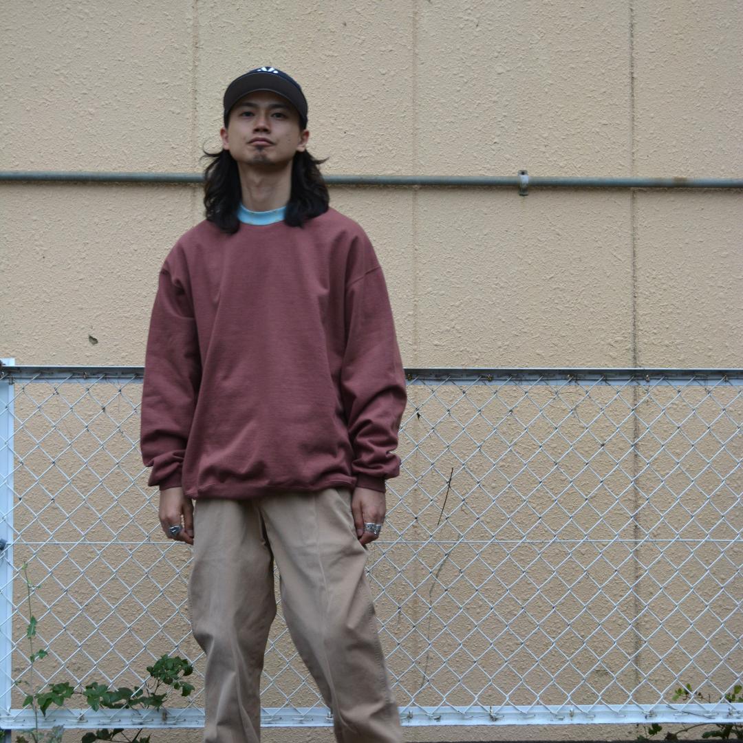 supermarket　relaxfit RUSTSWEAT 試着程度