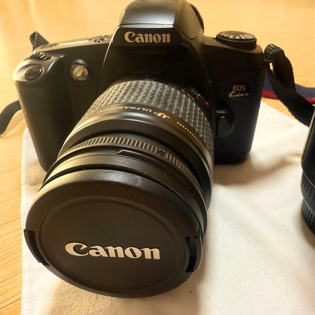 Canon EOS Kiss一眼レフフィルムカメラ とレンズセット