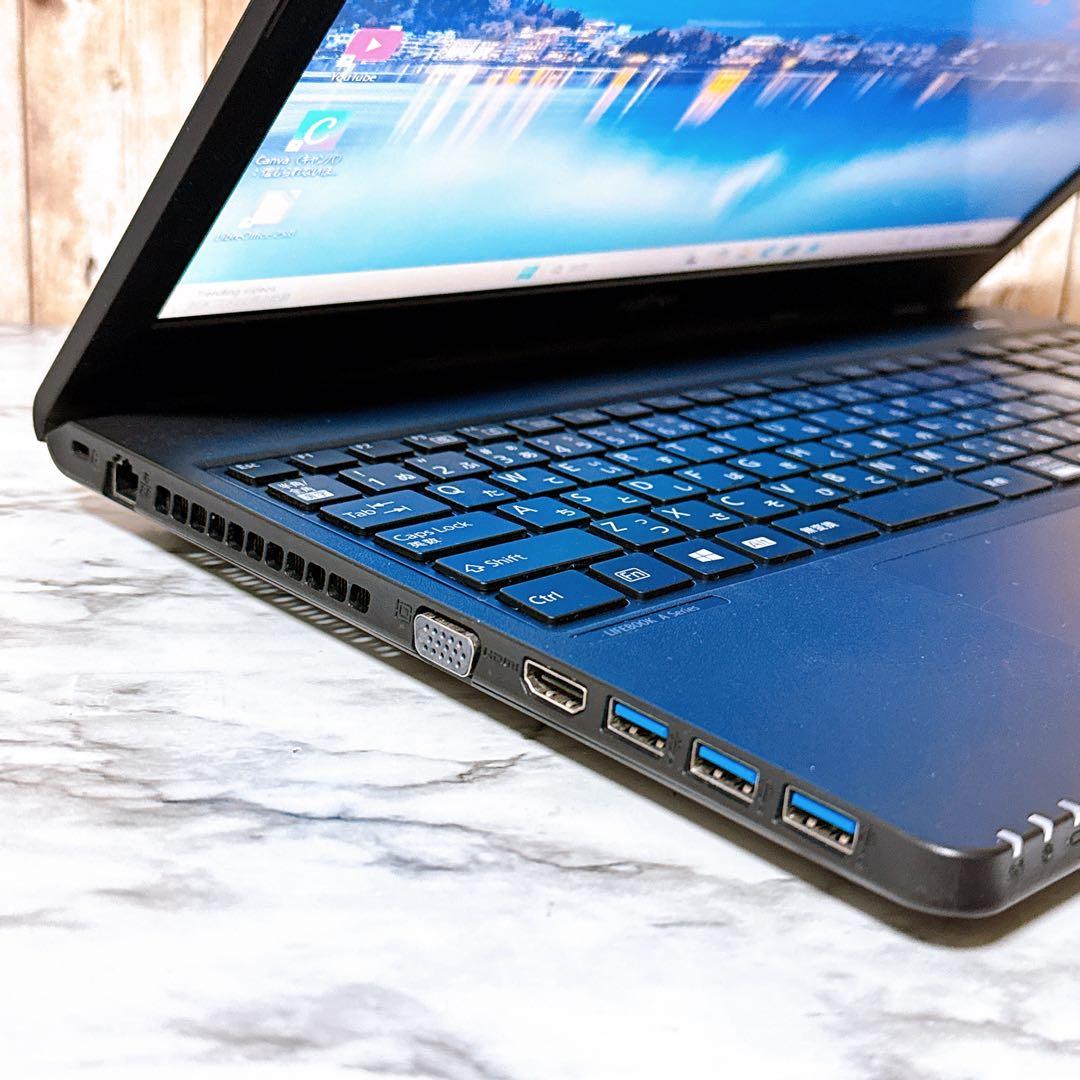 1台限定✨すぐ使えるノートパソコンPC 高性能i3＆爆速SSD/メモリ8GB