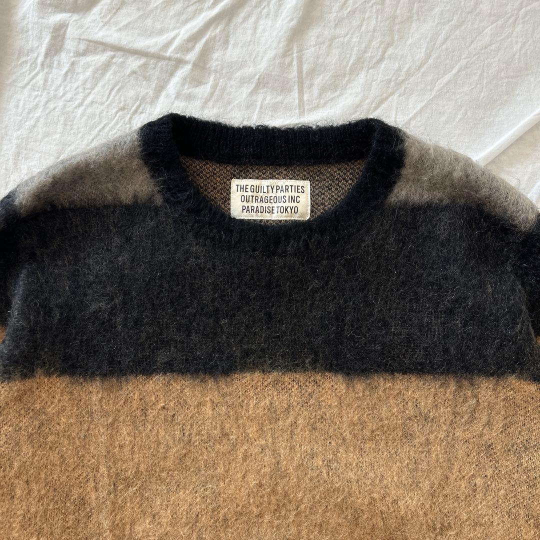 【モヘア混/ WACKOMARIA】GUILTYPARTIES ニット サイズS