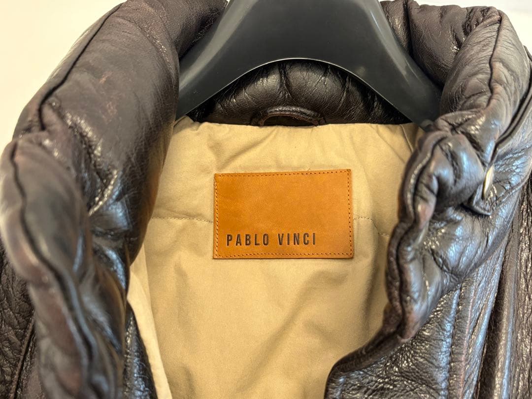 美品　PABLO VINCI Leather down Mサイズ