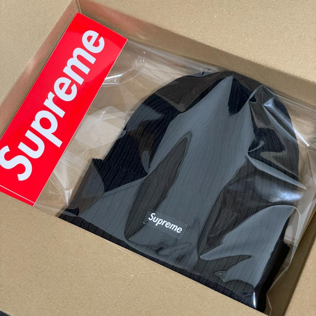 25SS Supreme Overdyed Beanie Black ブラック