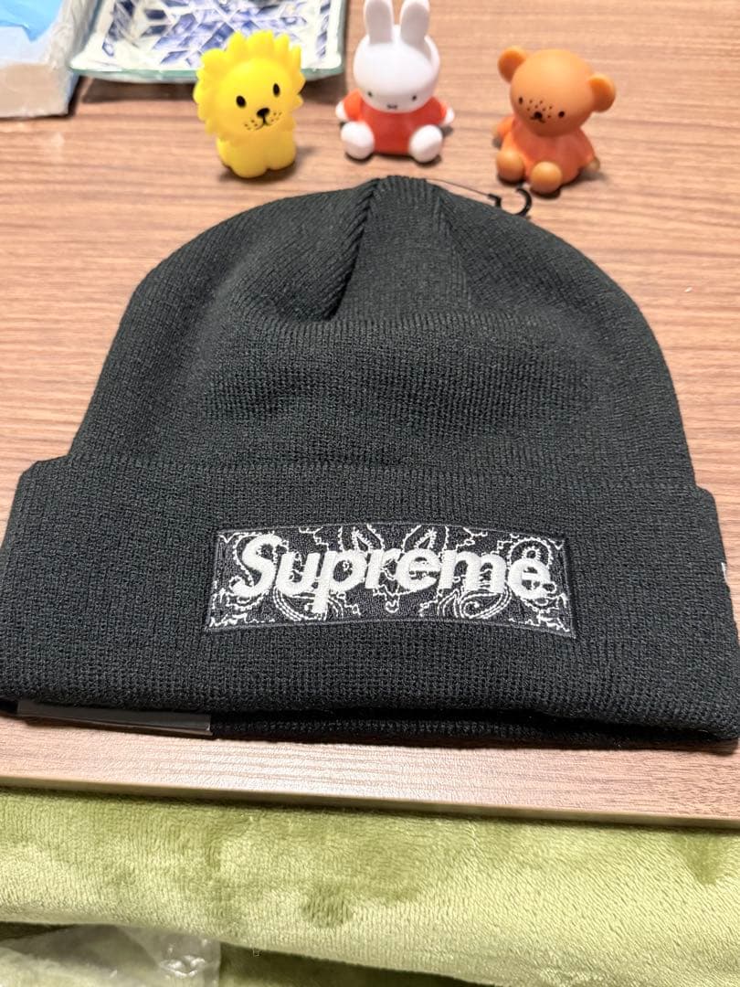 Supreme x new era バンダナ box logo beanie