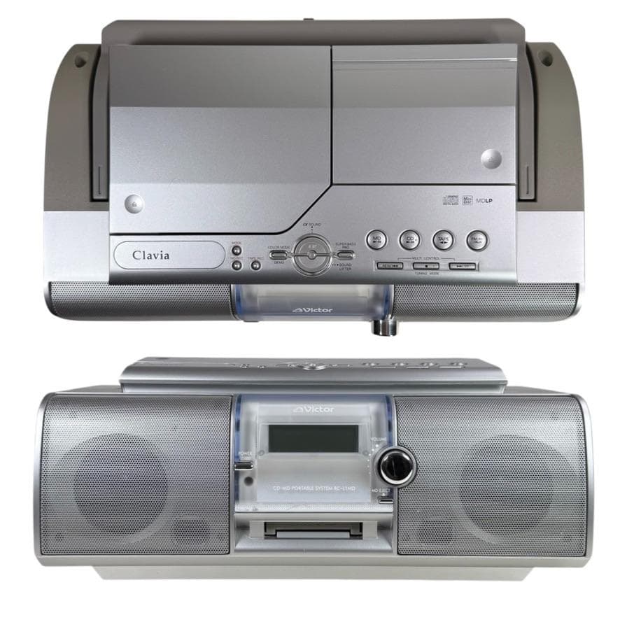完動品 ビクター RC-L1MD-S Clavia CD/MDポータブルシステム