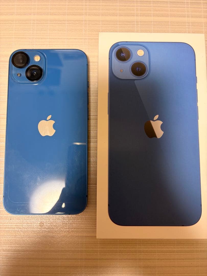 iPhone13 128GB ブルー SIMフリー バッテリー交換済