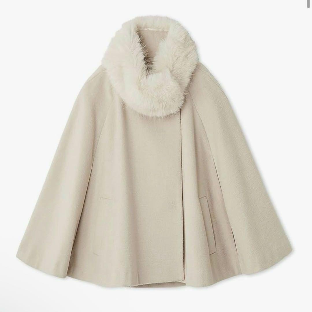 [ポピ]ショートケープコート