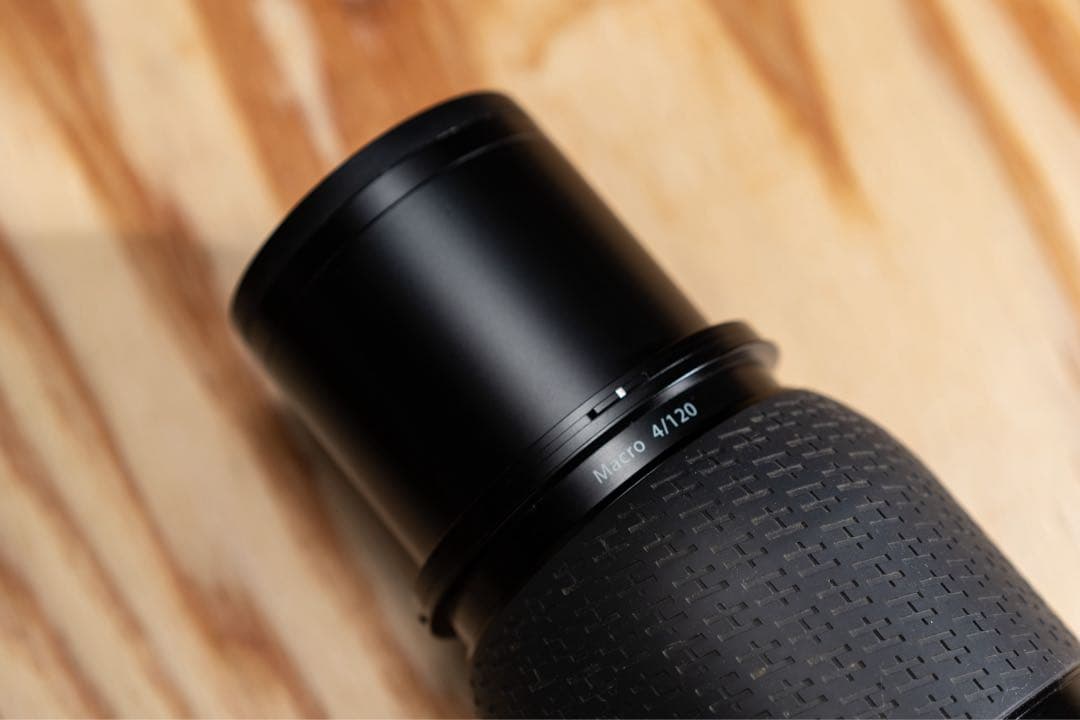 Hasselblad 120mm II f/4 Macro+XHレンズアダプター