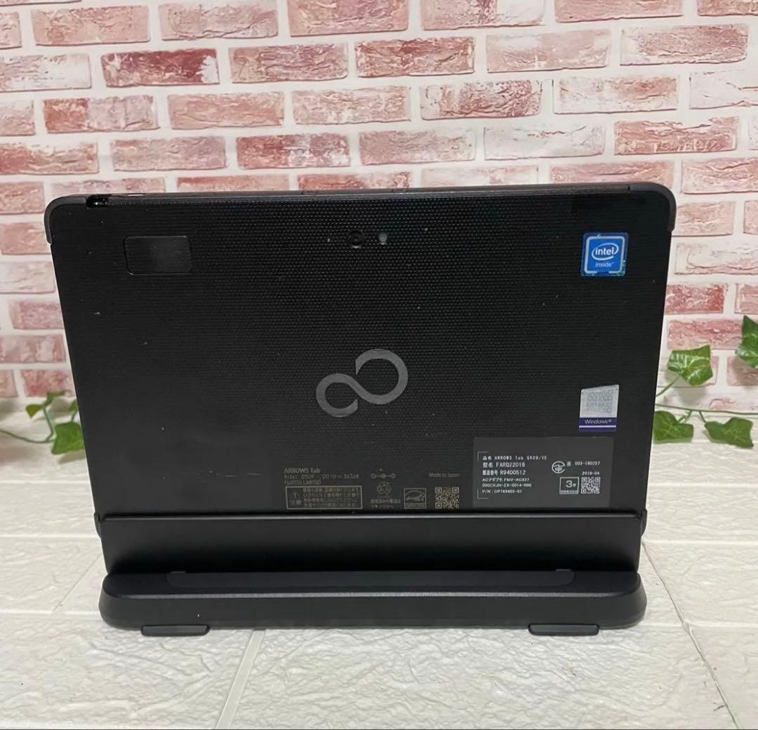★タブレット中古富士通SSD128GB★Q509/VE カメラ ノートPC008