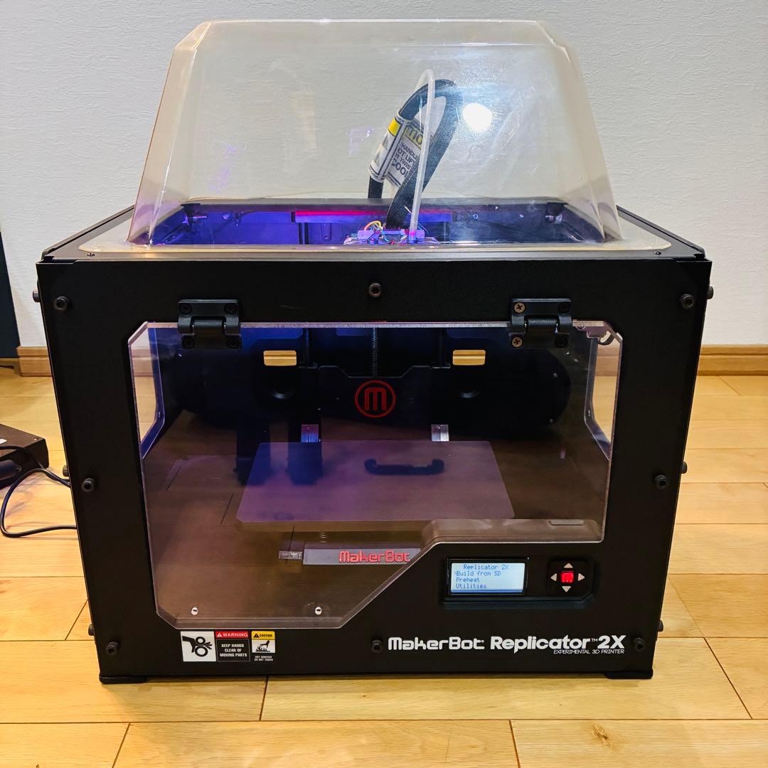 MakerBot Replicator 2X 3Dプリンター 電源確認　ジャンク