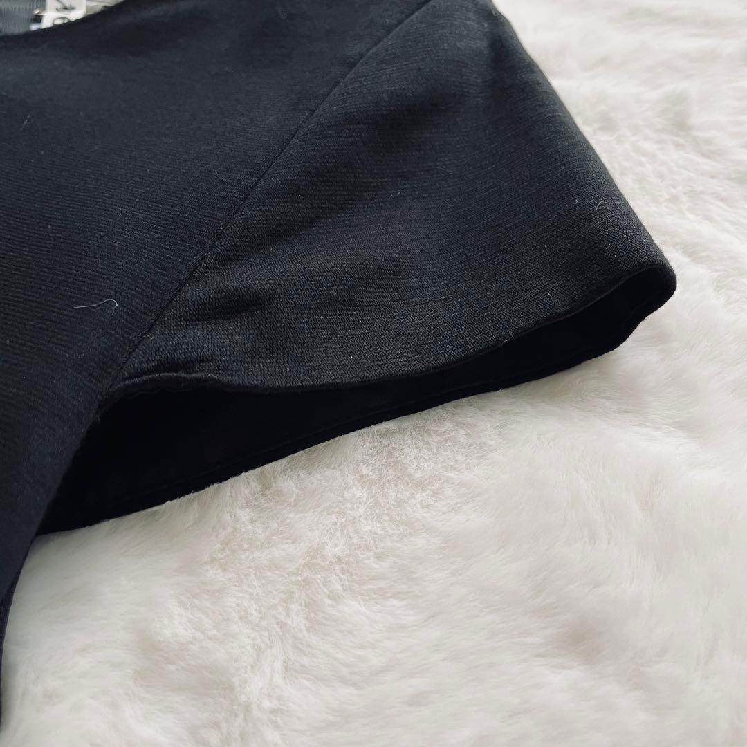 極美品✨ユナイテッドアローズ　セットアップ　ノーカラー　ツイード　紺　L