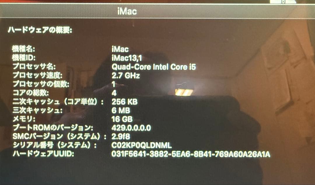 大容量高速Apple iMac 21.5インチ 2TB ssd 16GB