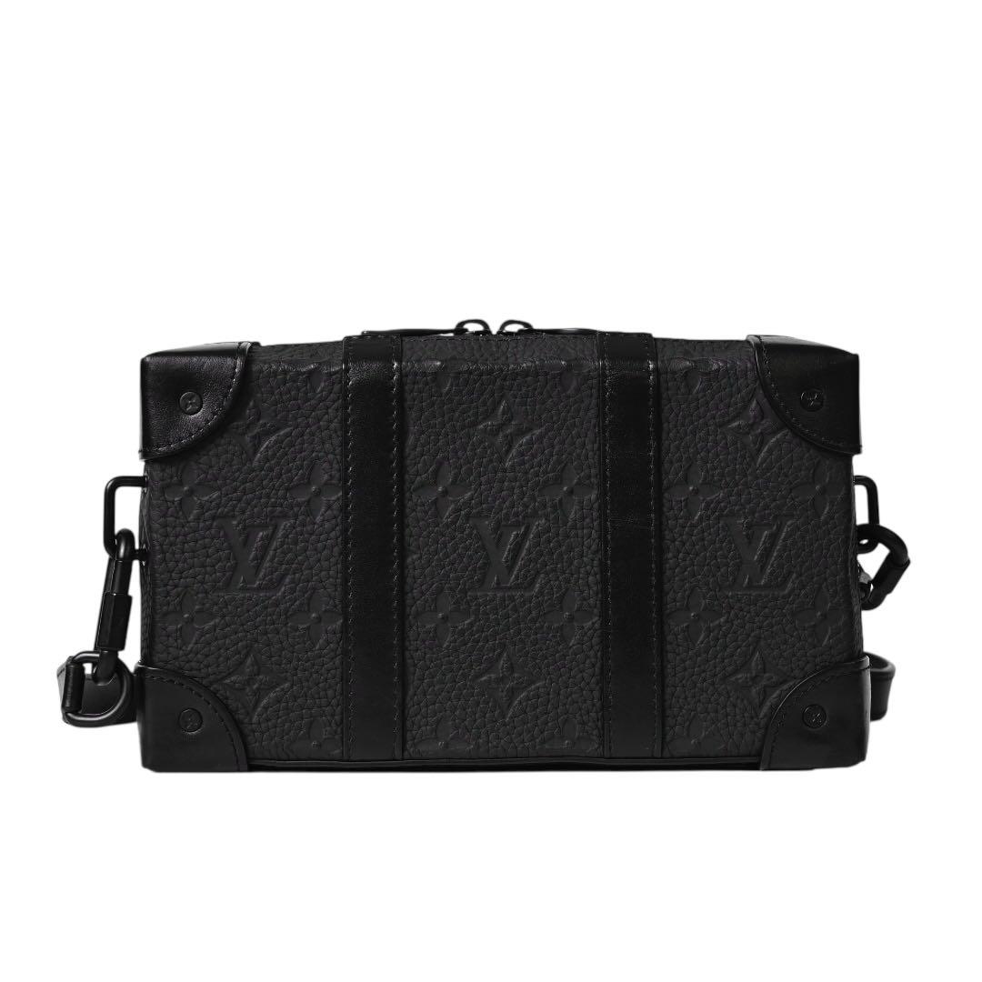 【新品同様】ルイヴィトン ブラック ショルダーバッグ ソフトトランク ウォレット