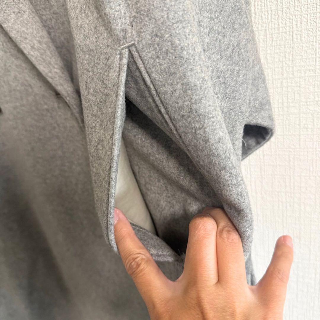 SACRA LIGHT MELTON GILET グレー ジレ ベスト サクラ