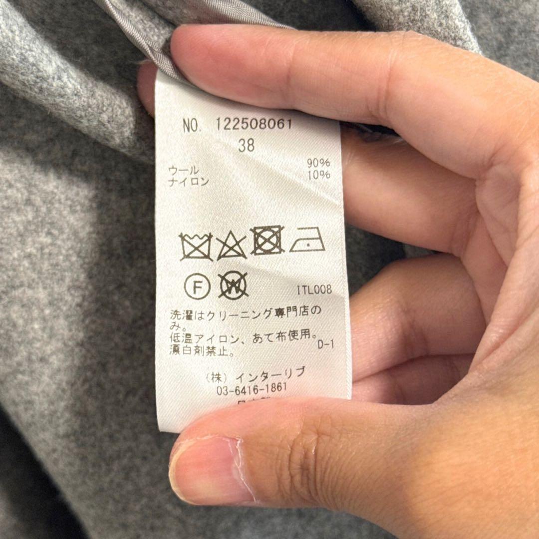 SACRA LIGHT MELTON GILET グレー ジレ ベスト サクラ