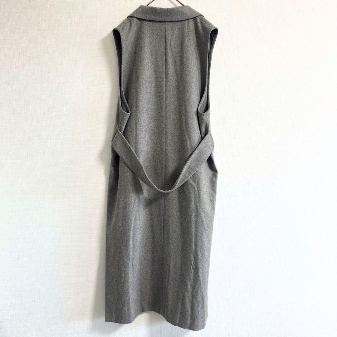 SACRA LIGHT MELTON GILET グレー ジレ ベスト サクラ