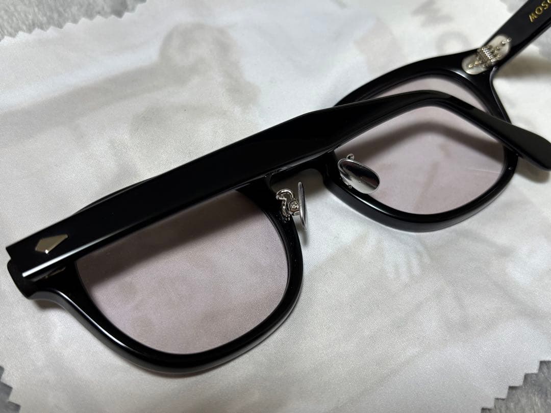 美品　MOSCOT LEMTOSH JPN LTD 49mm 度無しレンズ