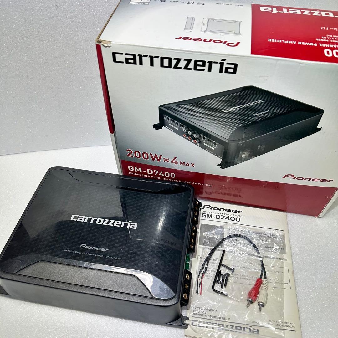 カロッツェリア GM-D7400 アンプ 200W×4