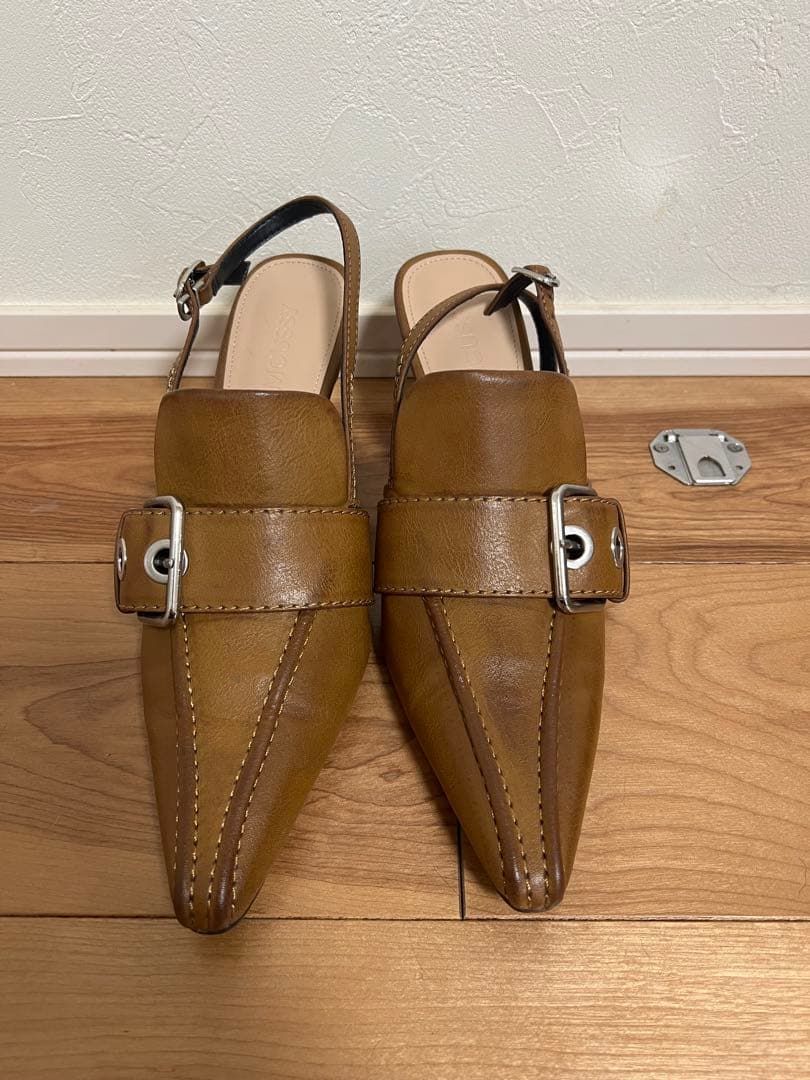 moussy BELTED ミュール