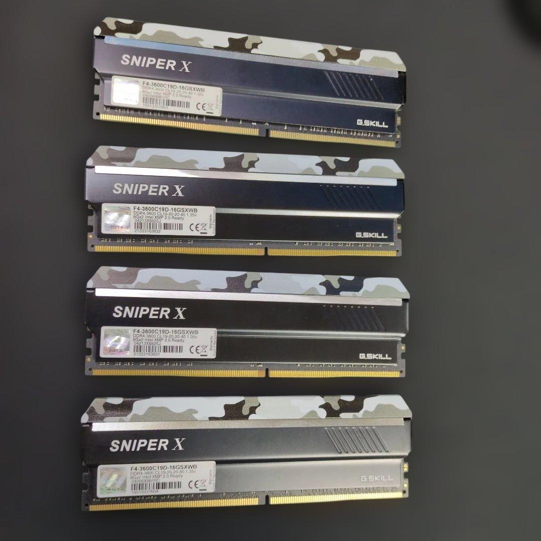 メモリー G.SKILL SNIPER X 32GB DDR4-3600