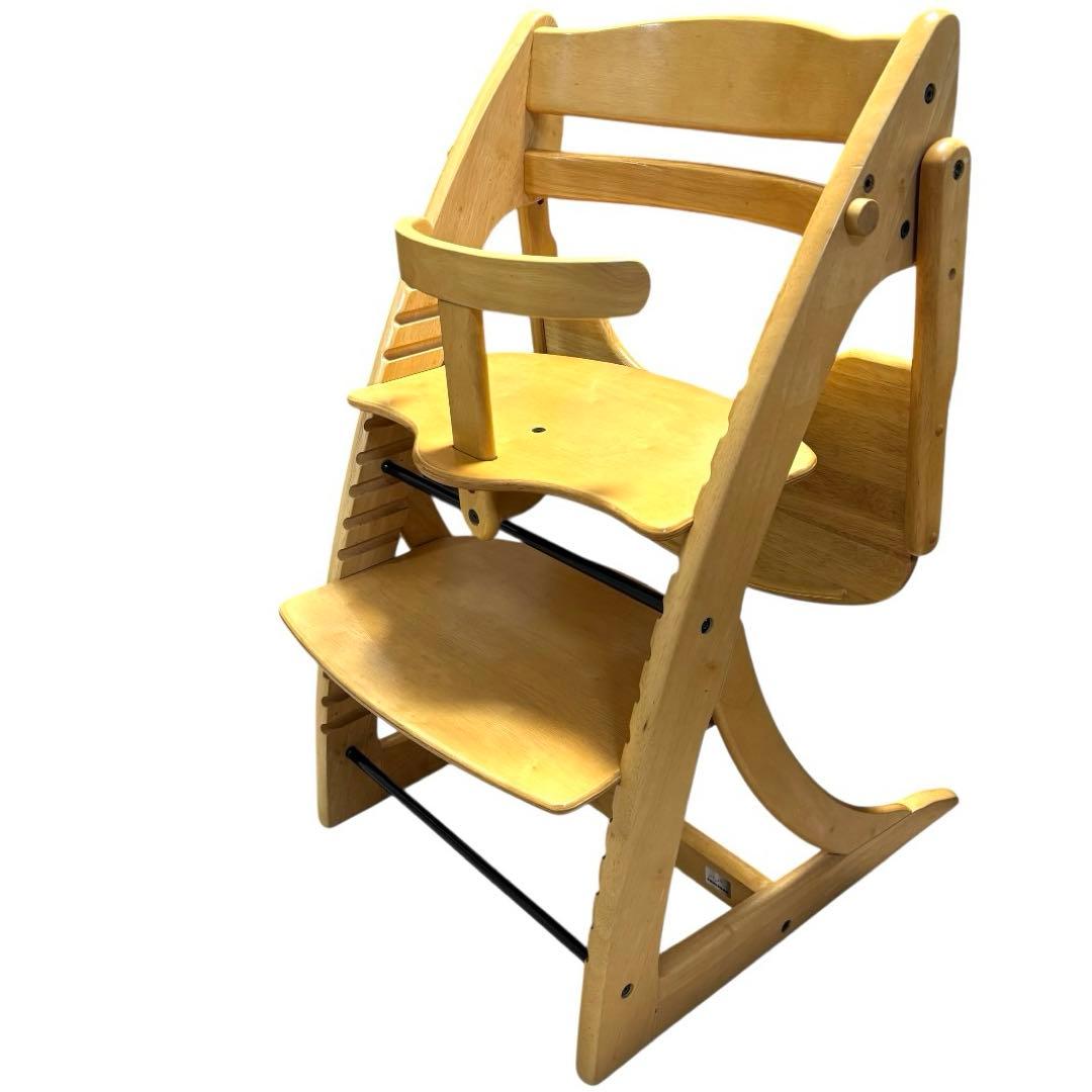 美品 大和屋 ヤマトヤ すくすくチェア アーク ARC テーブル ガード付