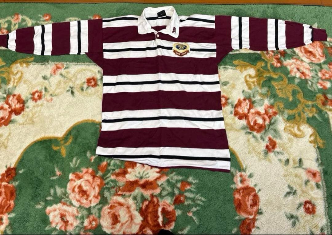 naoki35専用 CANTERBURY ラガーシャツ 赤白ストライプ