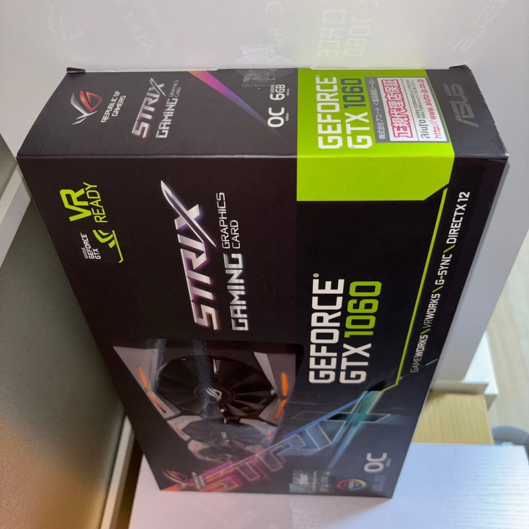 グラフィックボード・グラボ・ビデオカード ASUS ROG STRIX-GTX1060-O6G-GAMING